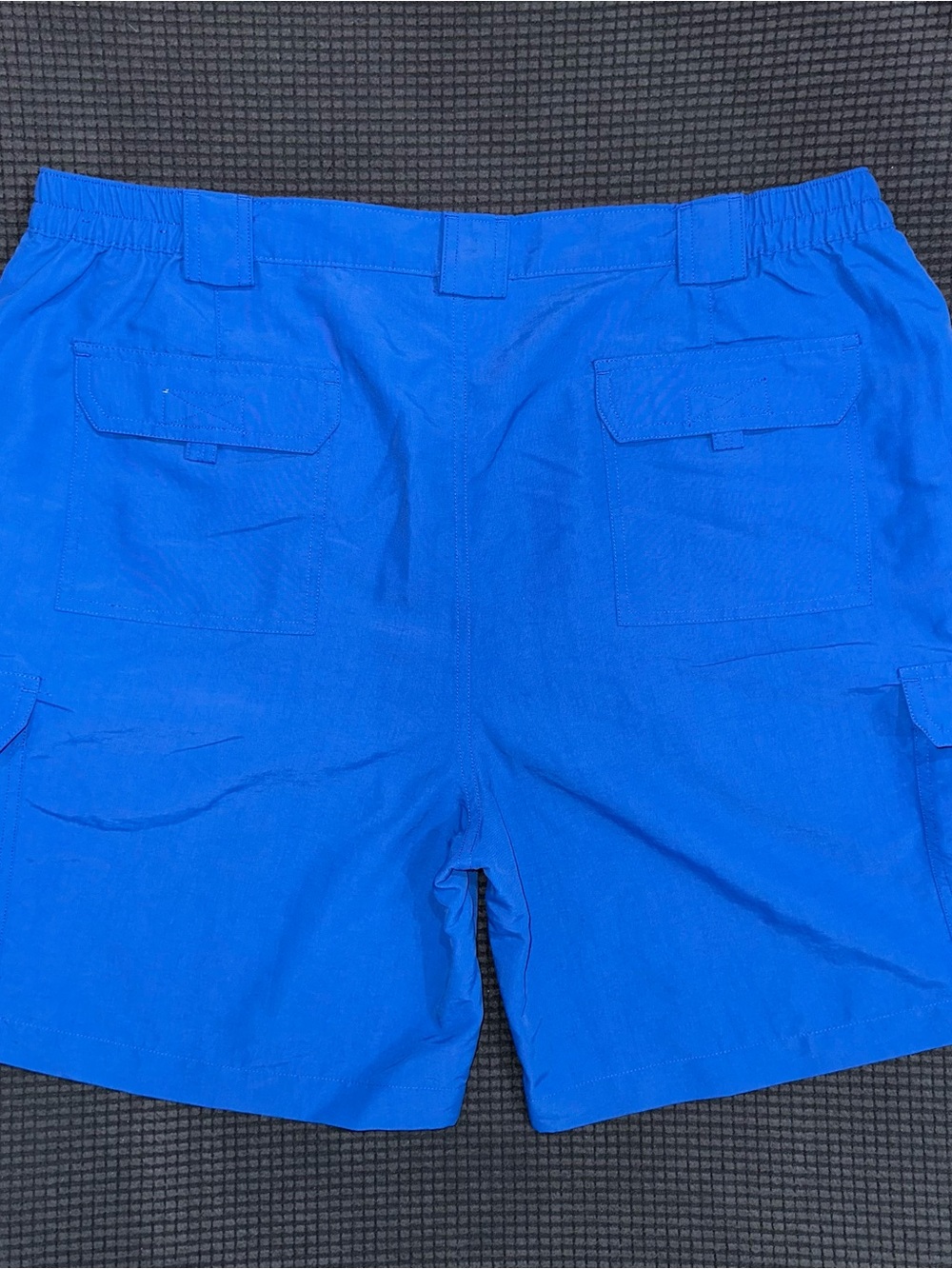 Reel Legends Blue Fishing Shorts Mens XL Cargo Hybrid Beach Shorts - Picture 8 of 8
